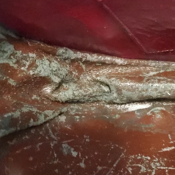 RARE Vintage Stuart Weitzman Leather Handbag Burgandy Floral Design - Picture 7 of 12